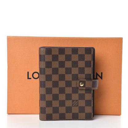 Louis Vuitton Damier Ebene Medium Ring Agenda Cover 7 of 7