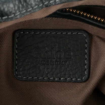 Chloe Calfskin Medium Marcie Top Handle Bag Black 6 of 6