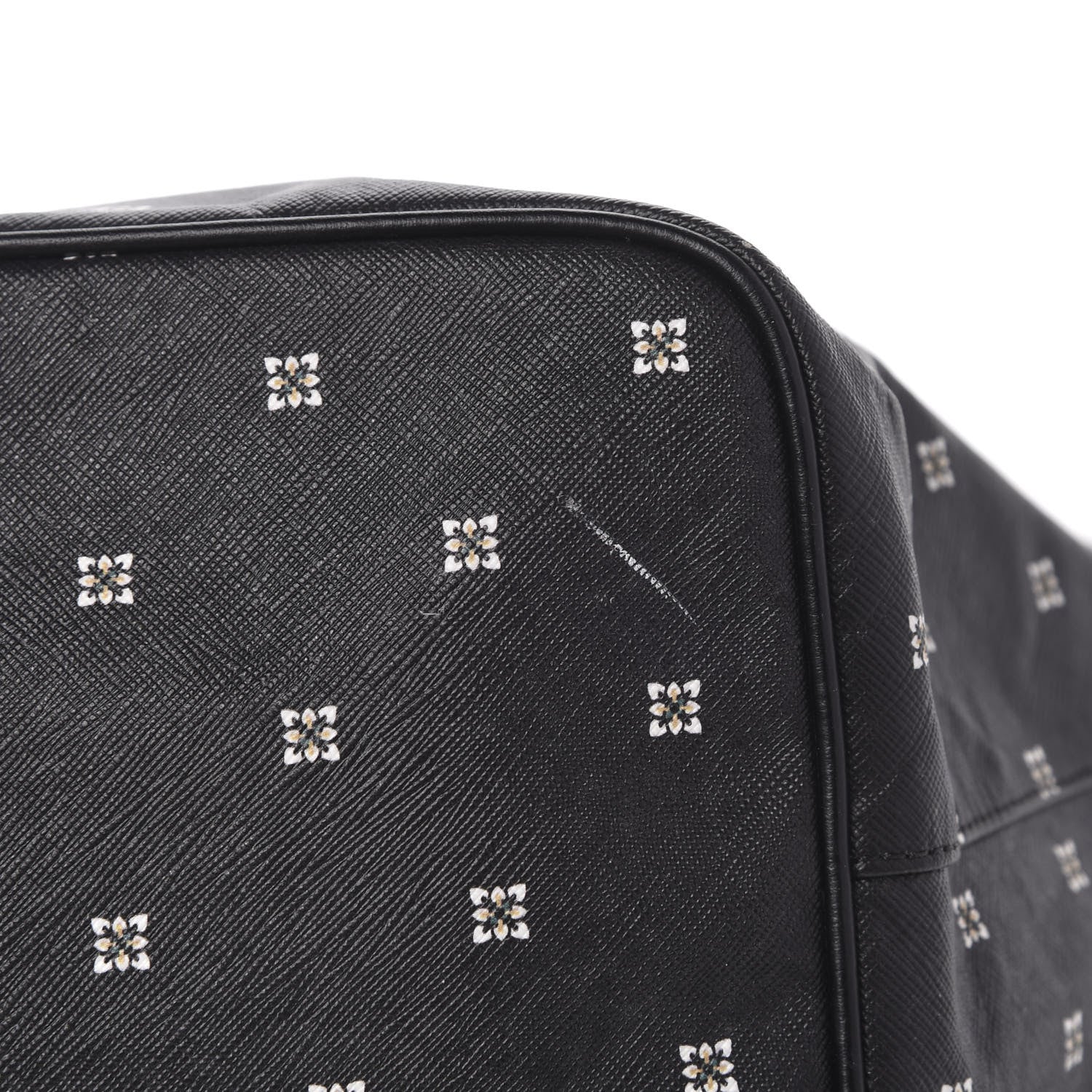 Givenchy Textured Coated Canvas Mini Lilies Print Large Antigona Tote Black 13 of 14