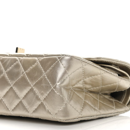 Chanel Metallic Aged Calfskin Quilted 2.55 Reissue 225 Flap Gold 10 of 10