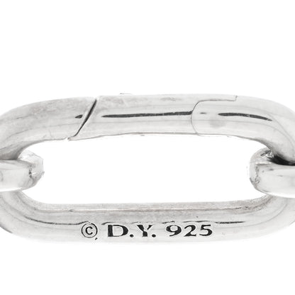 David Yurman Sterling Silver Diamond Small Lexington Chain Necklace 5 of 6