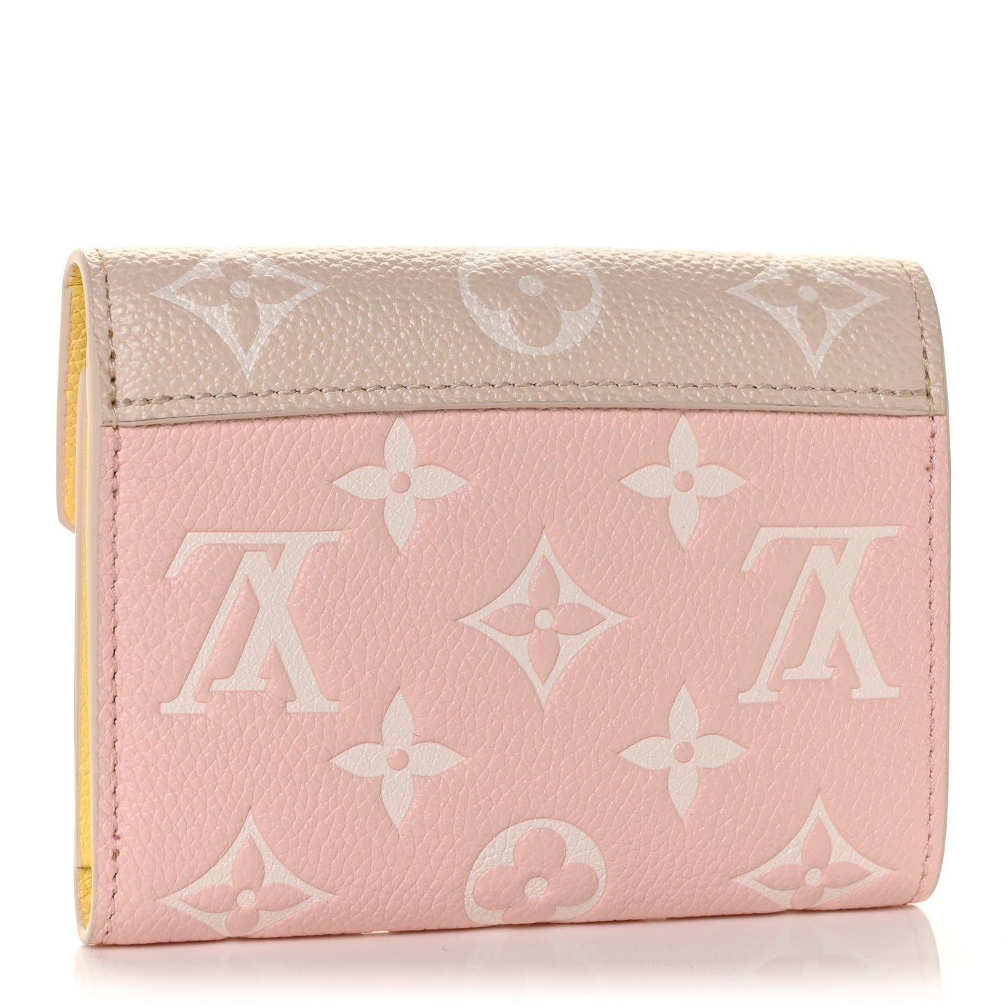 Empreinte Monogram Spring In The City Victorine Wallet Pink Beige Yellow