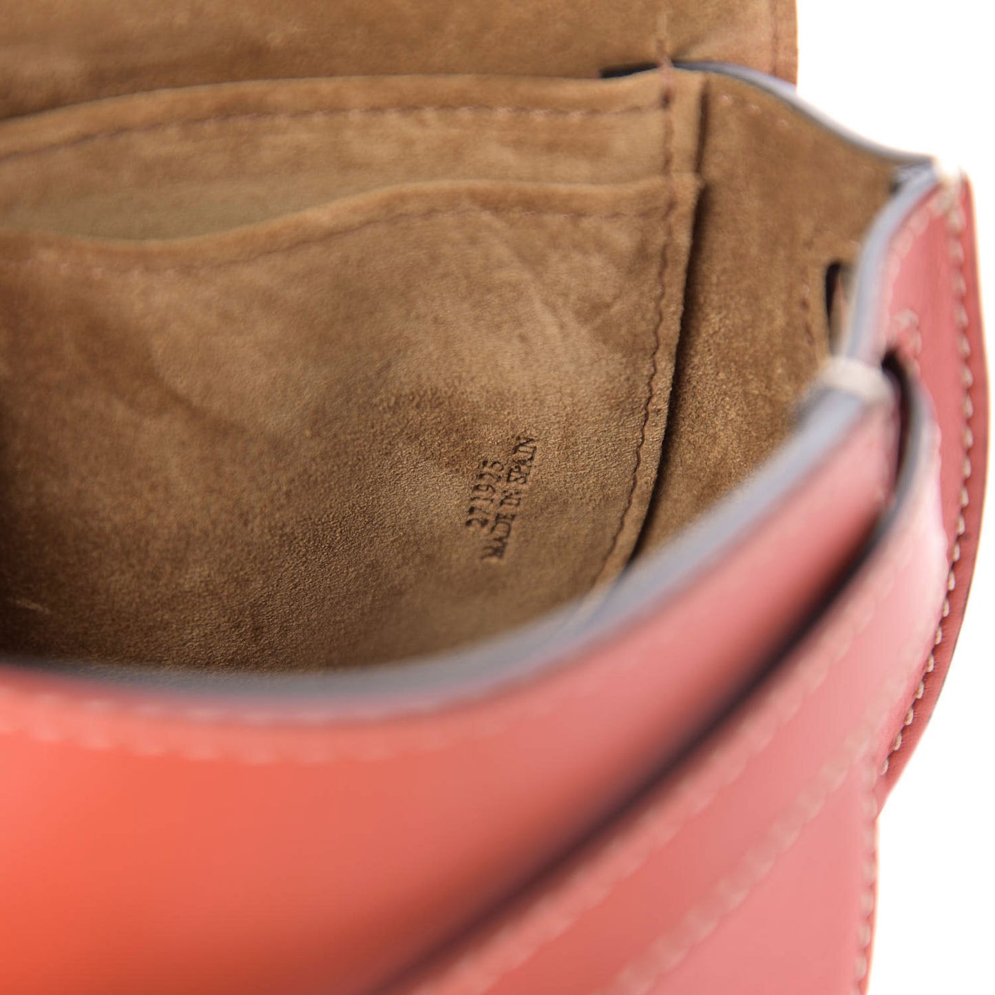 Calfskin Mini Gate Belt Bag Orange