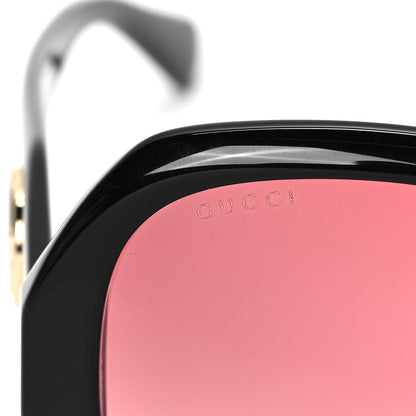 Gucci Acetate Round Frame Sunglasses GG0796S Black 3 of 8