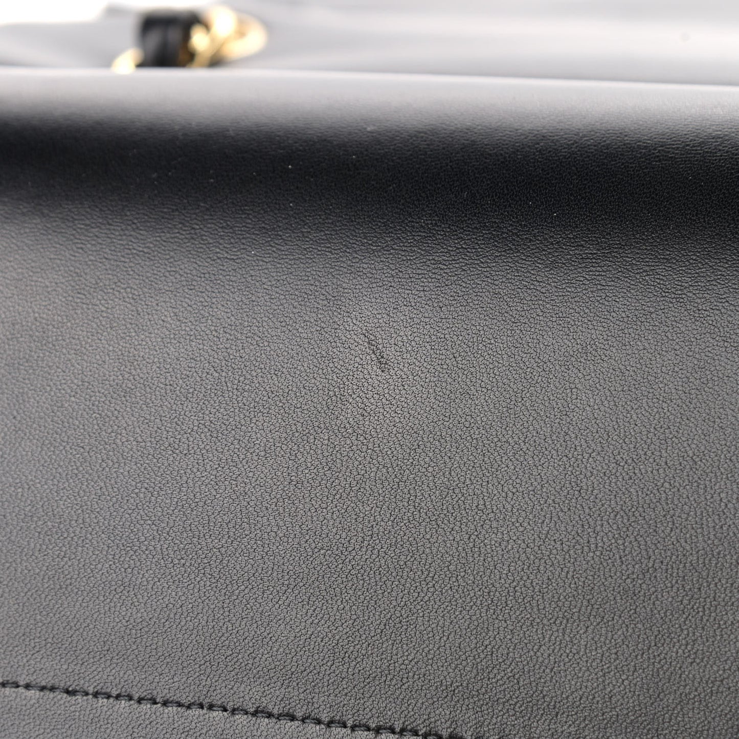 Lambskin Quilted Maxi Double Flap Black