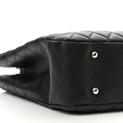 Chanel Calfskin Quilted Large Classic Shopping Tote Black 9 of 11