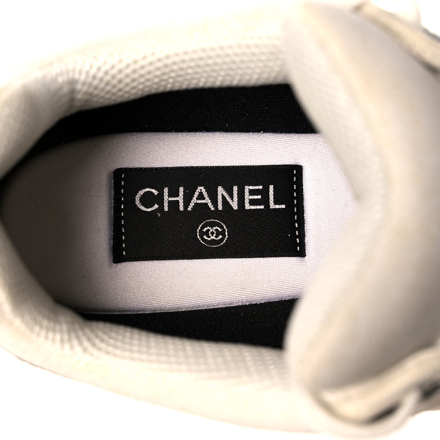 Chanel Suede Calfskin Canvas Goatskin CC Sneakers 39 Beige Brown 6 of 10
