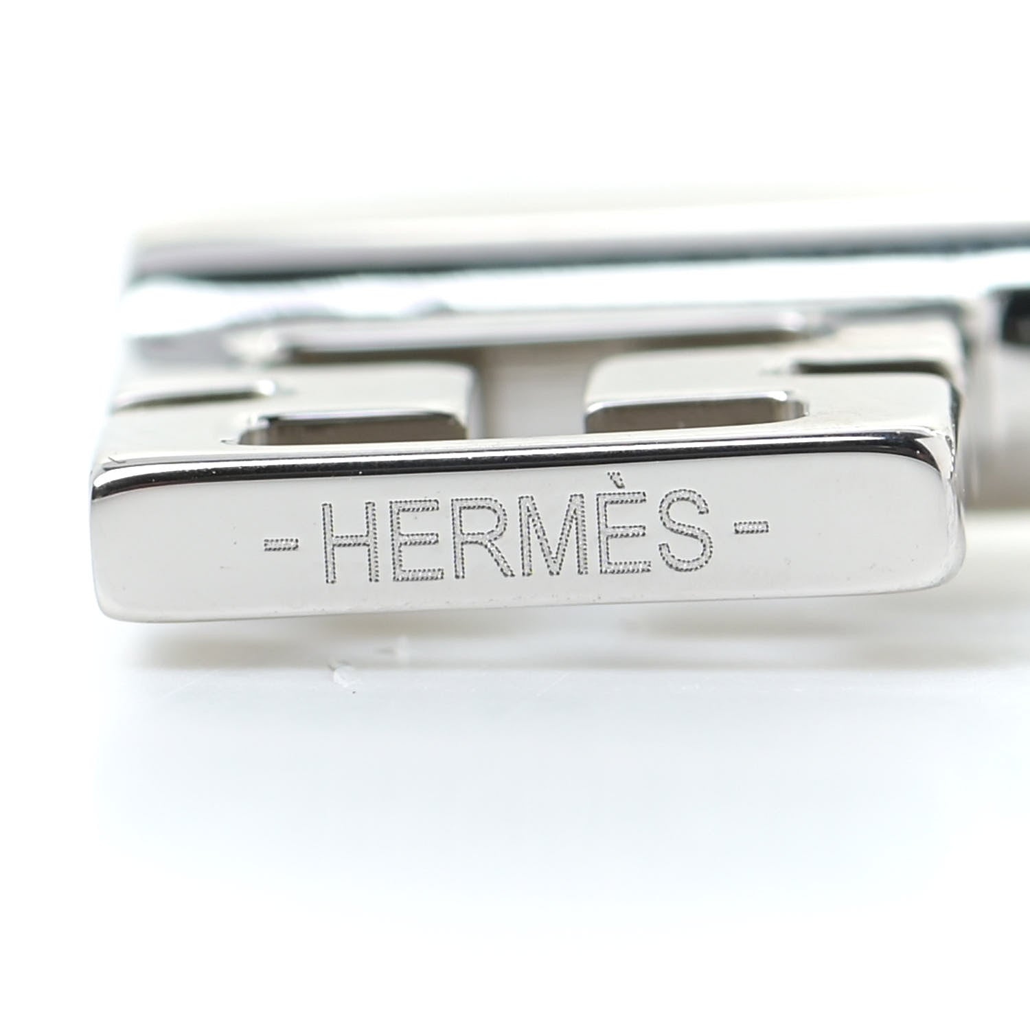 Hermes Palladium Curiosite Cle H Charm 4 of 5