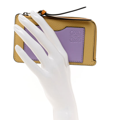 Loewe Soft Grained Calfskin Coin Card Holder Gold Guimauve 2 of 8