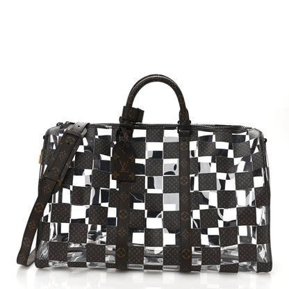 Louis Vuitton PVC Monogram Chess Keepall Bandouliere 50 1 of 8