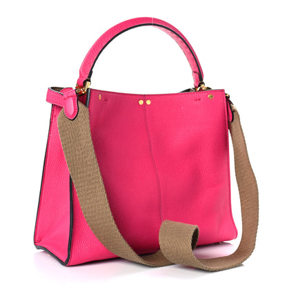 Fendi Cuoio Romano Selleria Medium Peekaboo X-Lite Fuxia 3 of 8