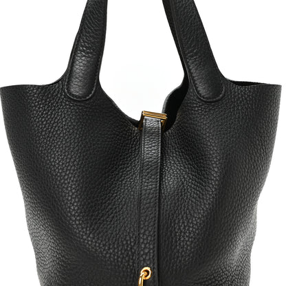 Hermes Taurillon Clemence Picotin Lock 18 PM Black 8 of 13