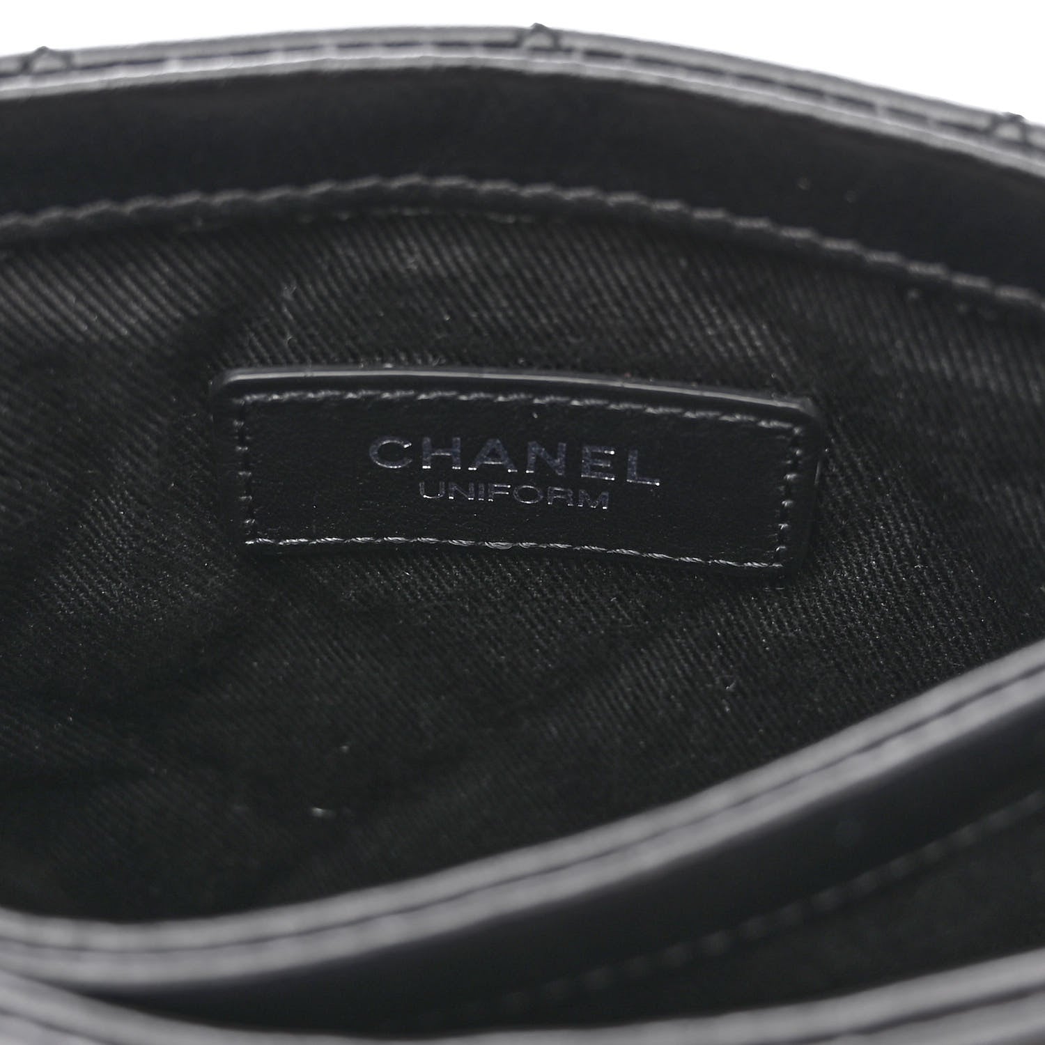 Chanel Lambskin Quilted Crossbody Bag Black 6 of 10
