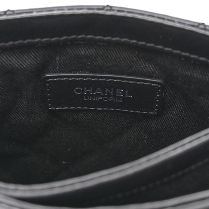 Chanel Lambskin Quilted Crossbody Bag Black 6 of 10