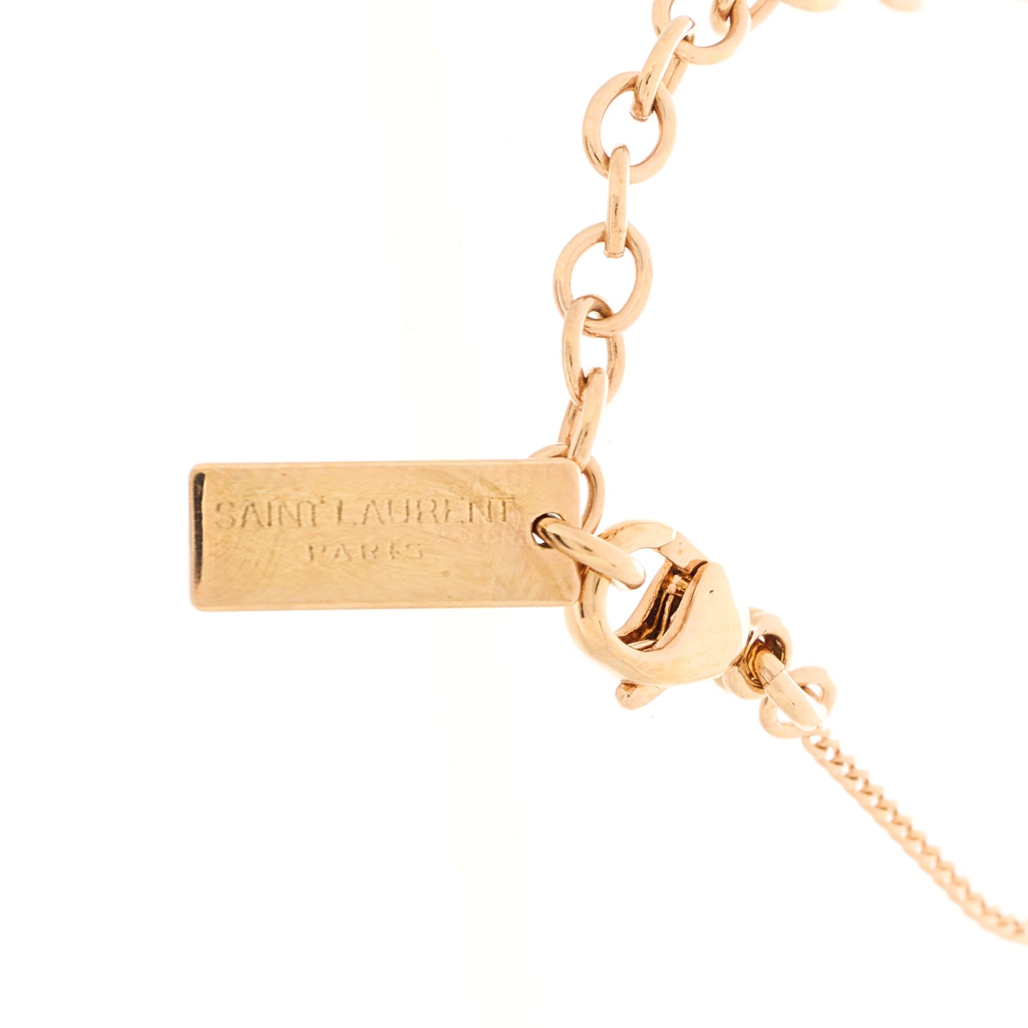 Brass Monogram Charm Bracelet