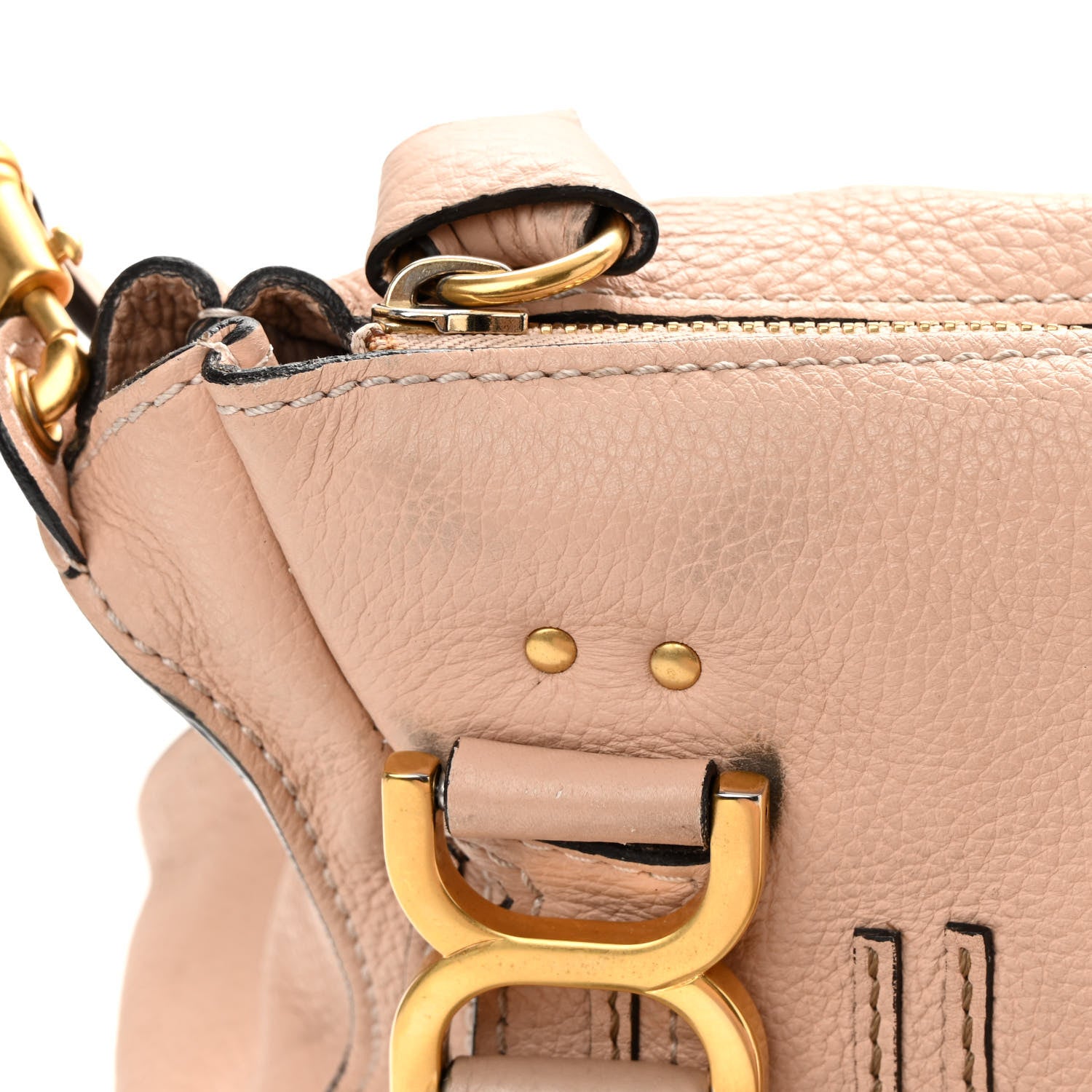 Chloe Calfskin Medium Marcie Satchel Blush Nude 19 of 21