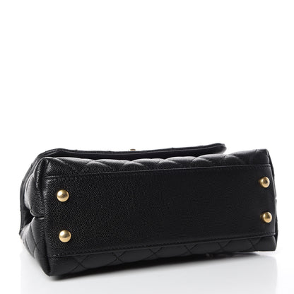 Chanel Caviar Quilted Mini Coco Handle Flap Black 5 of 11