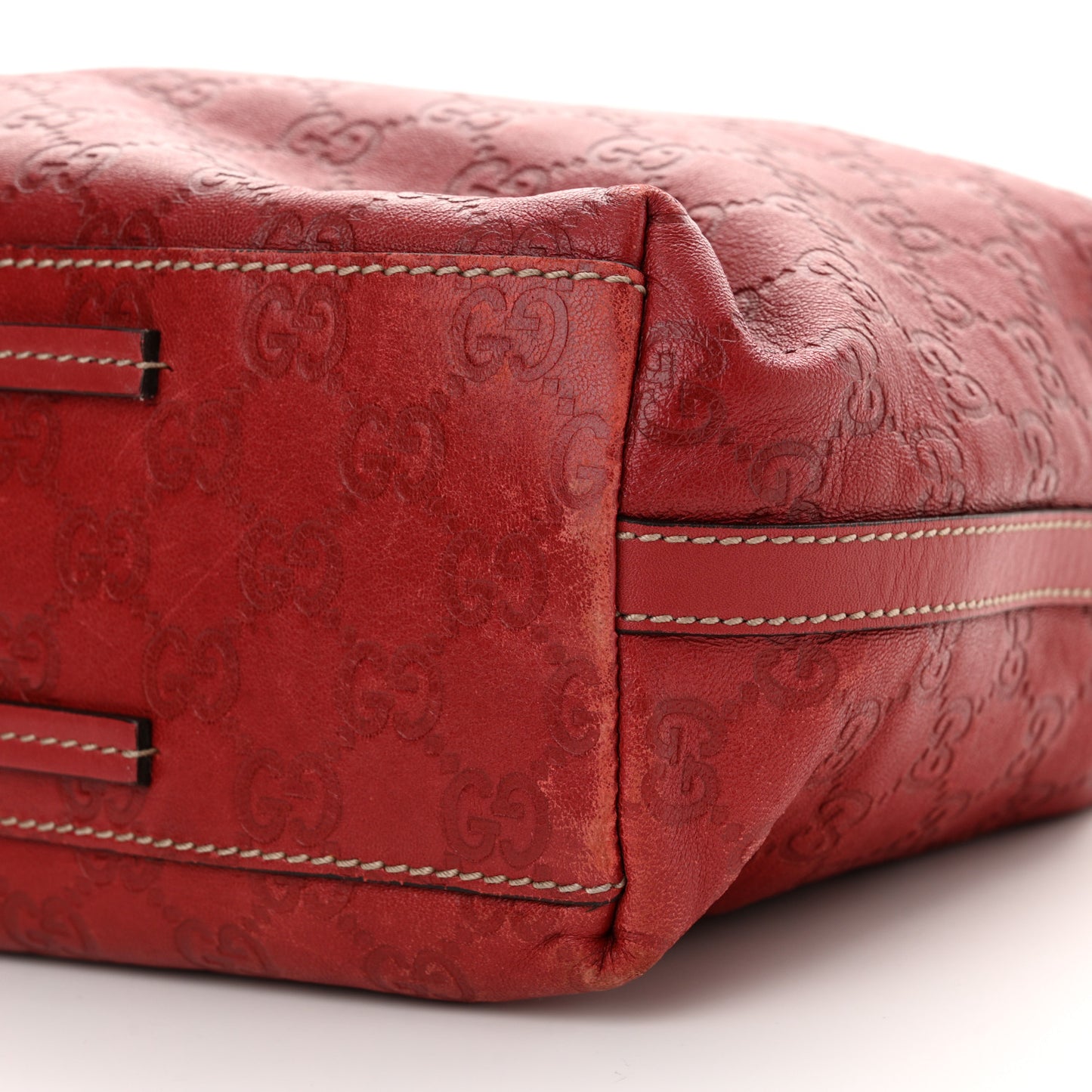 Guccissima Monogram Gifford Tote Red