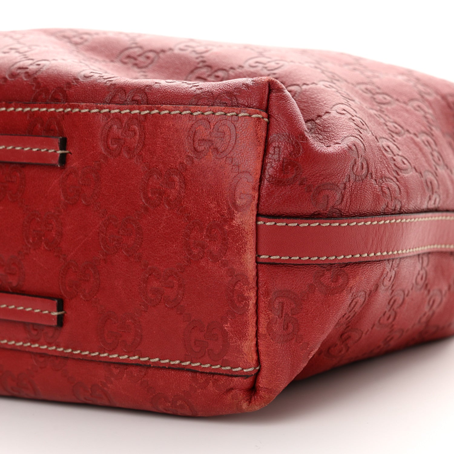 Gucci Guccissima Monogram Gifford Tote Red 10 of 12