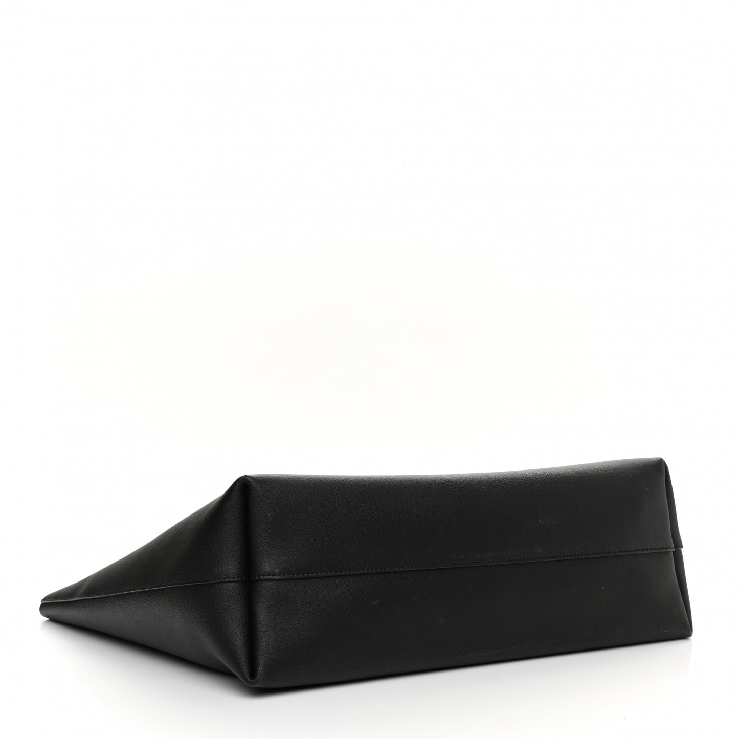 Calfskin Large Shopping Tote Black