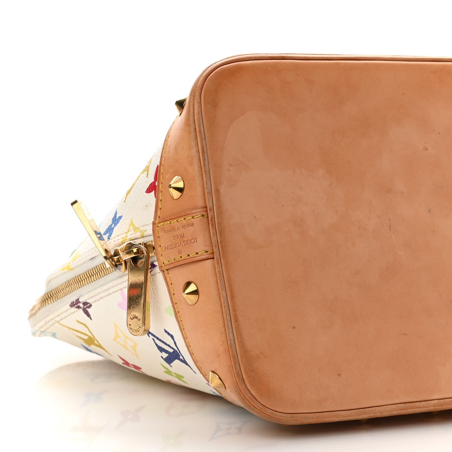 Louis Vuitton Monogram Multicolor Alma White 8 of 11