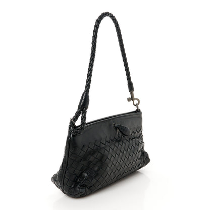 Bottega Veneta Nappa Intrecciato Mini Shoulder Bag Black 3 of 11