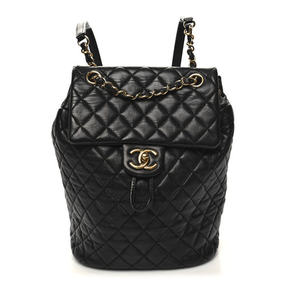 Chanel Lambskin Quilted Small Urban Spirit Backpack Black 1 of 11