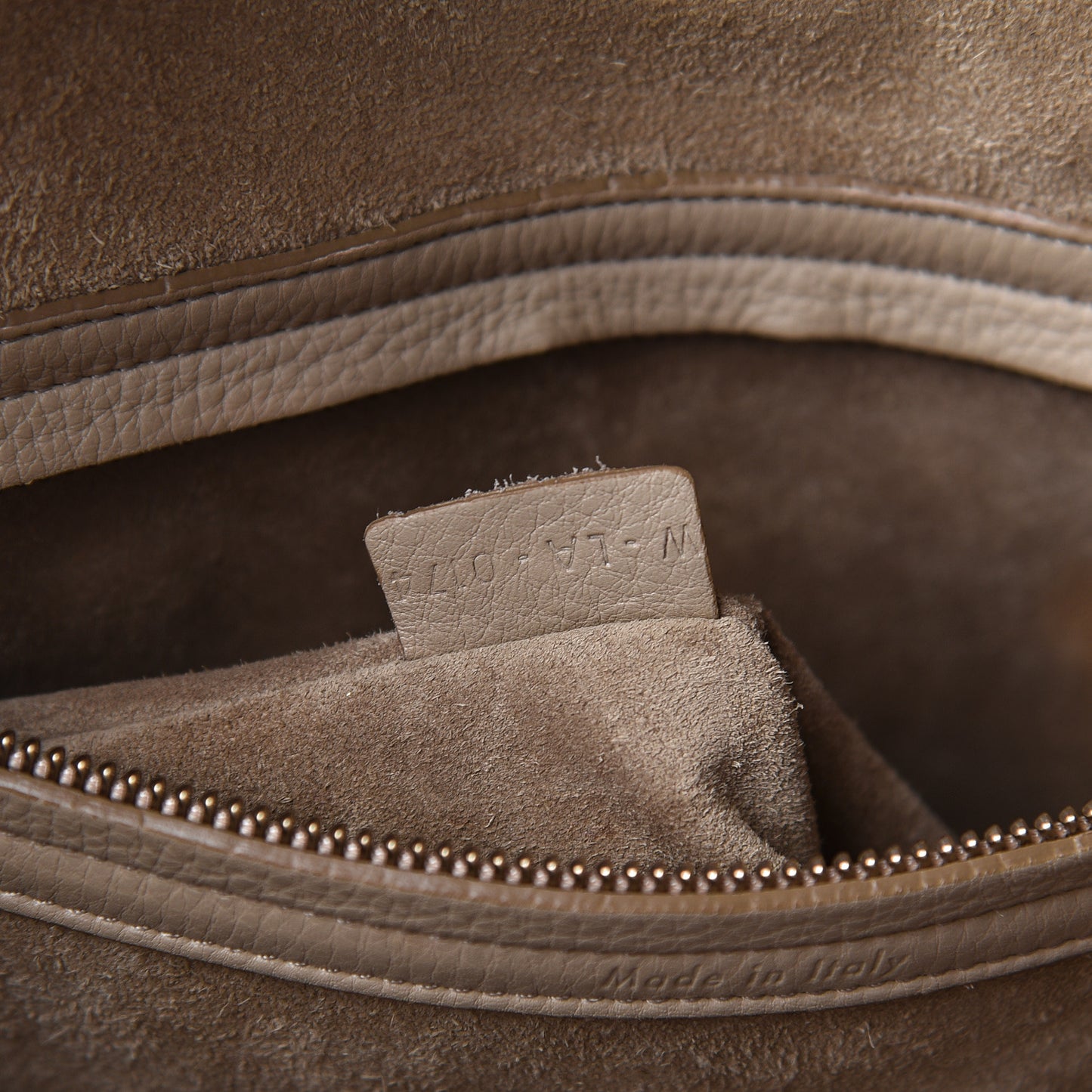 Supple Calfskin Medium Phantom Luggage Beige