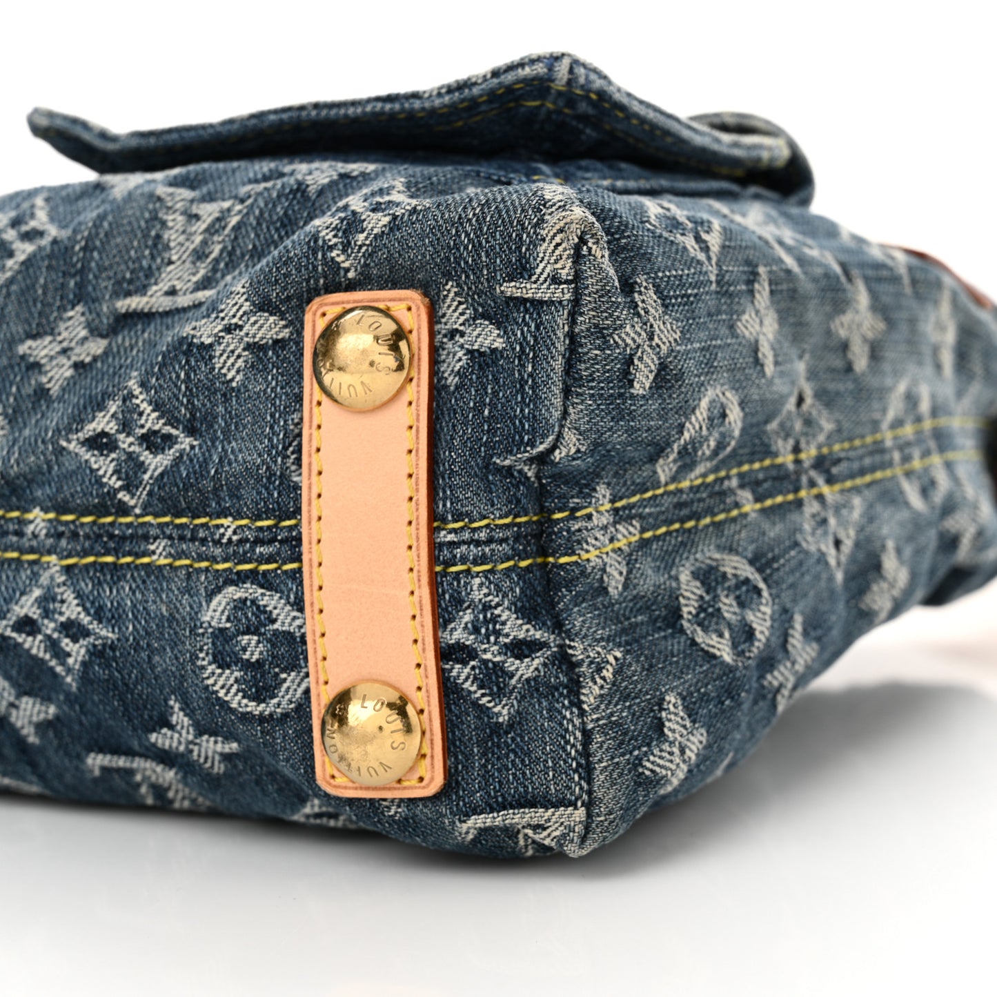 Monogram Denim Baggy PM Blue