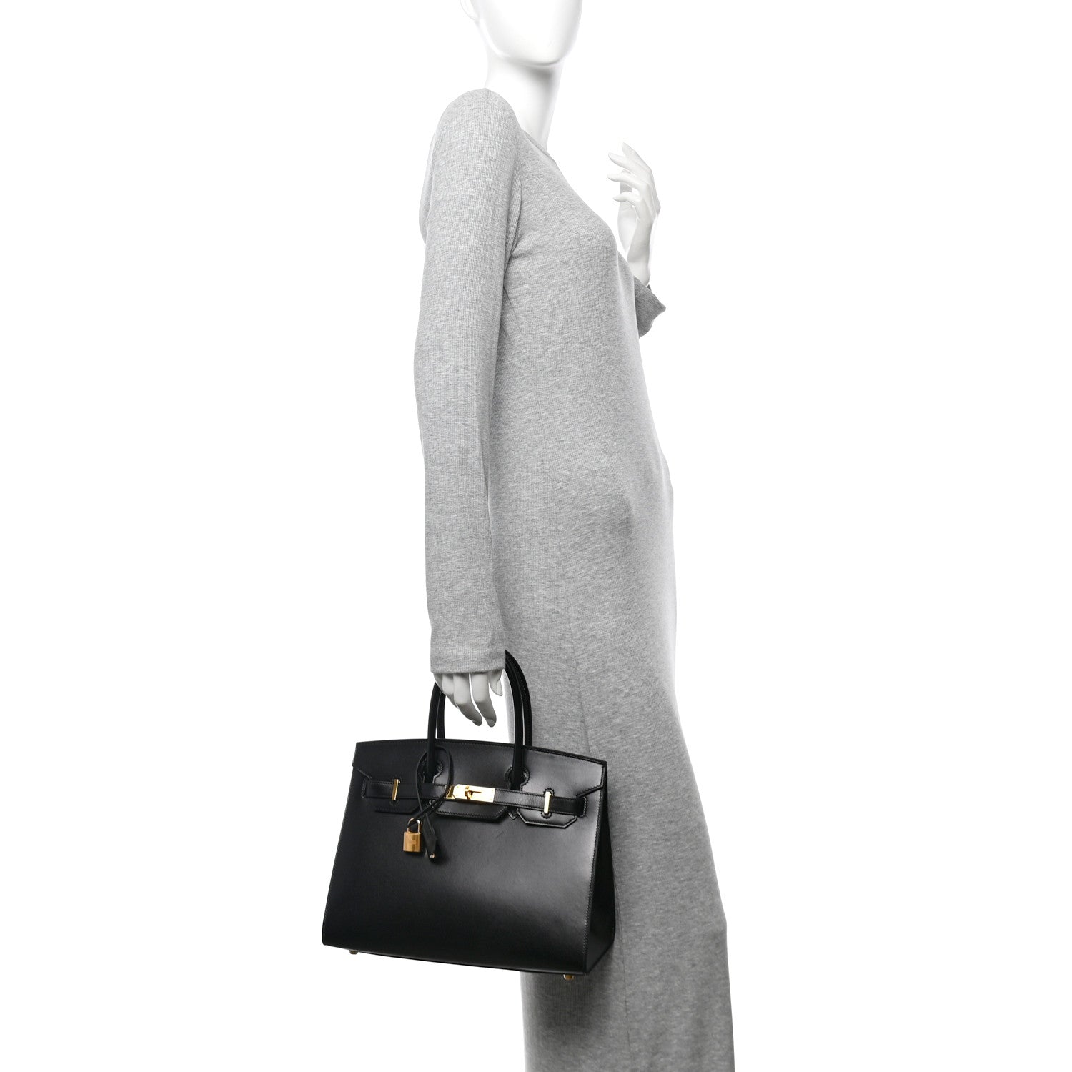 Hermes Box Birkin Sellier 30 Black 2 of 12