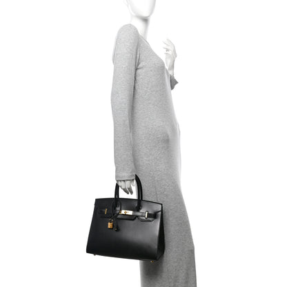 Hermes Box Birkin Sellier 30 Black 2 of 12