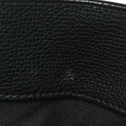 Burberry Grainy Calfskin House Check Large Banner Tote Black 13 of 14