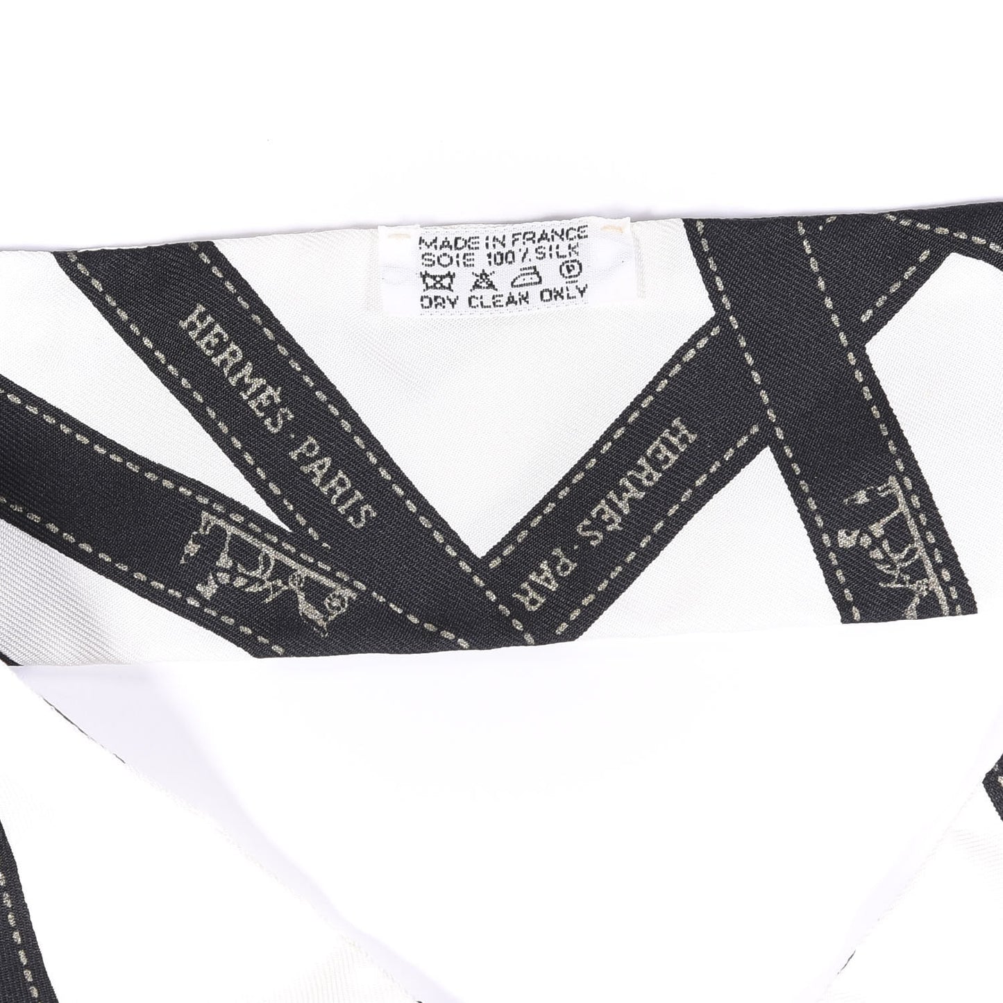 Silk Bolduc Twilly White Black
