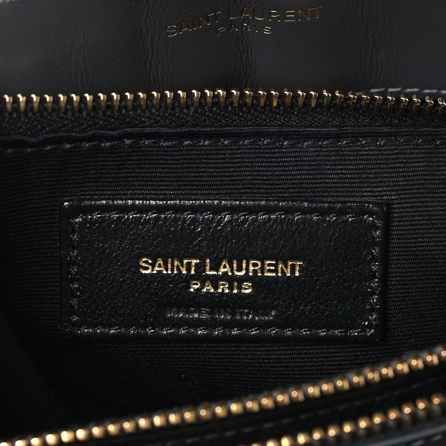 Saint Laurent Calfskin Y Quilted Monogram Medium Loulou Chain Satchel Earth 7 of 10