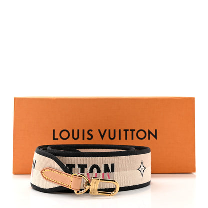 Louis Vuitton Jacquard Speedy Bandouliere 20 Shoulder Strap Black 5 of 5