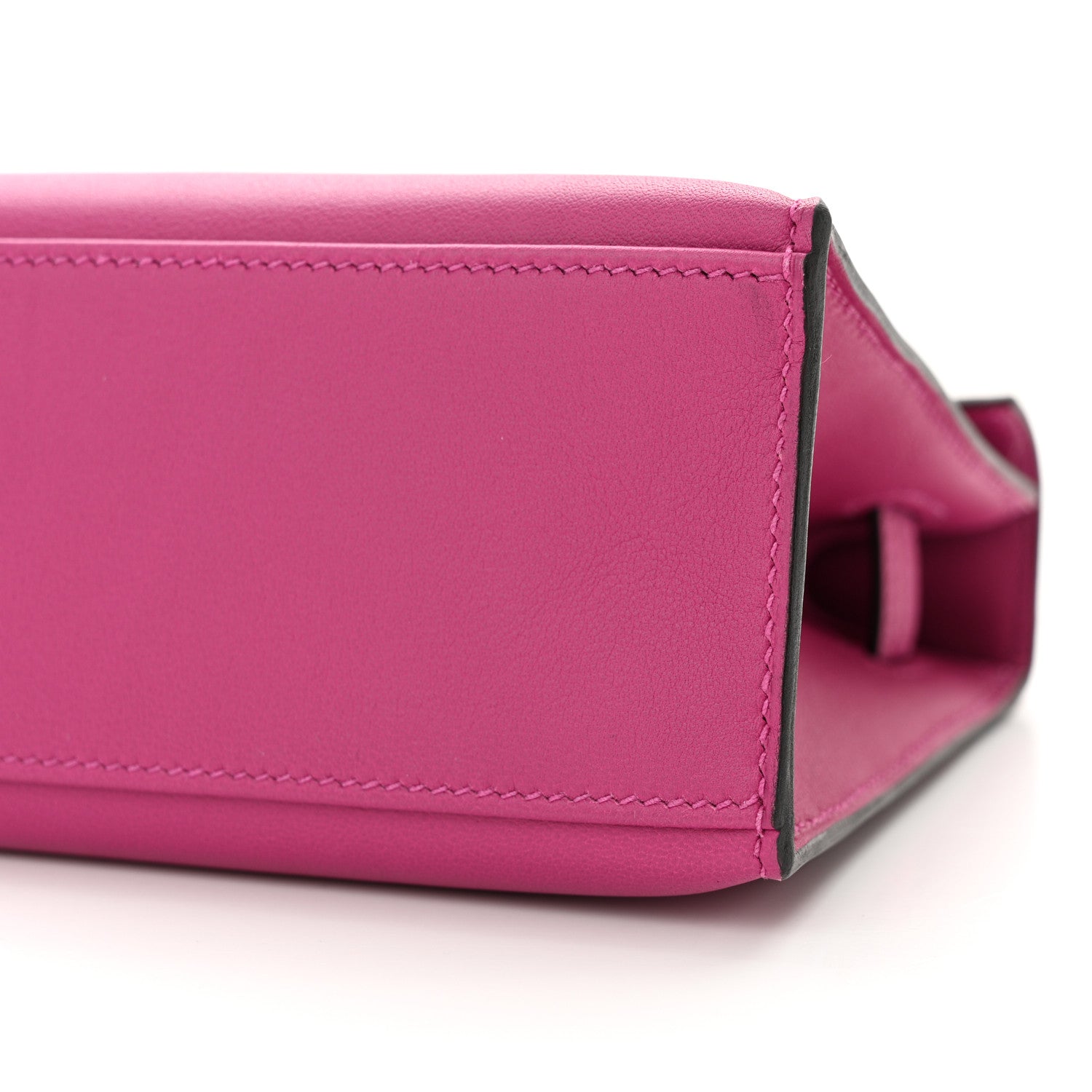 Hermes Swift Kelly Pochette Clutch Rose Pourpre 9 of 11
