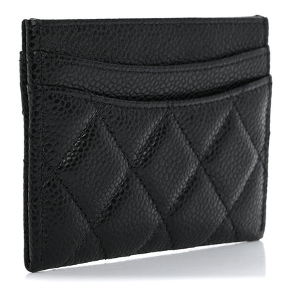 Chanel Caviar Quilted Card Holder Black 3 of 9