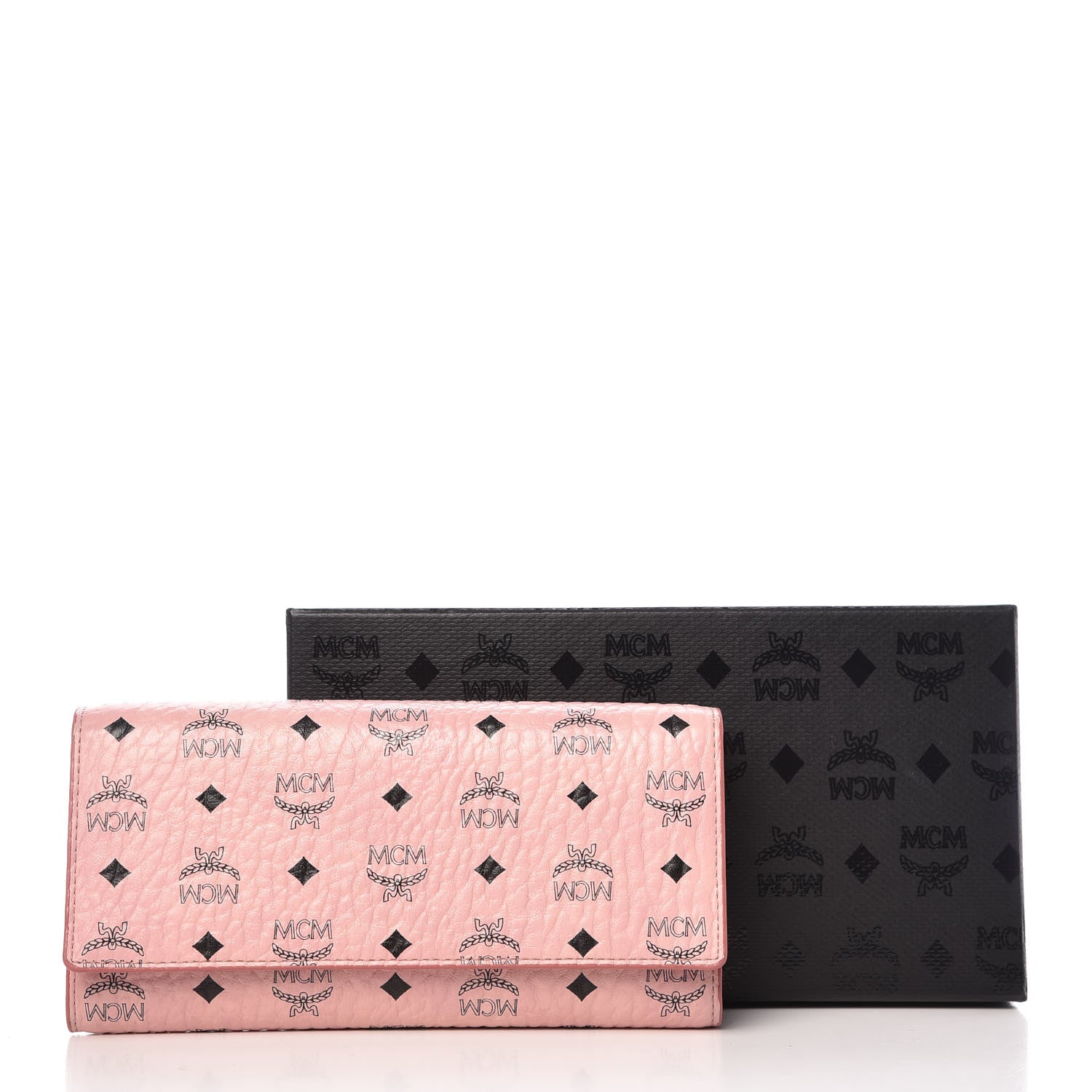 MCM Visetos Continental Flap Wallet Soft Pink 11 of 11