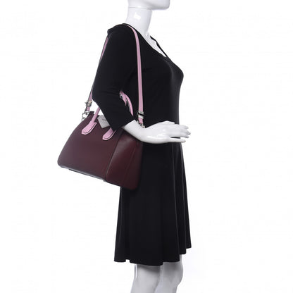Givenchy Sugar Goatskin Mini Tri-Color Antigona Burgundy Pink White 2 of 10