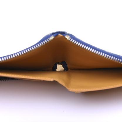 Louis Vuitton Denim Zip Compact Wallet Blue 10 of 14