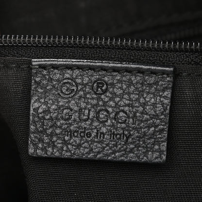 Gucci Monogram Denim Medium Abbey Shoulder Bag Black 6 of 12