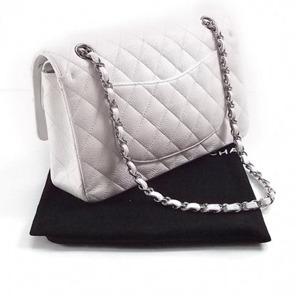 Chanel Caviar Quilted Small Double Flap White 3 of 11