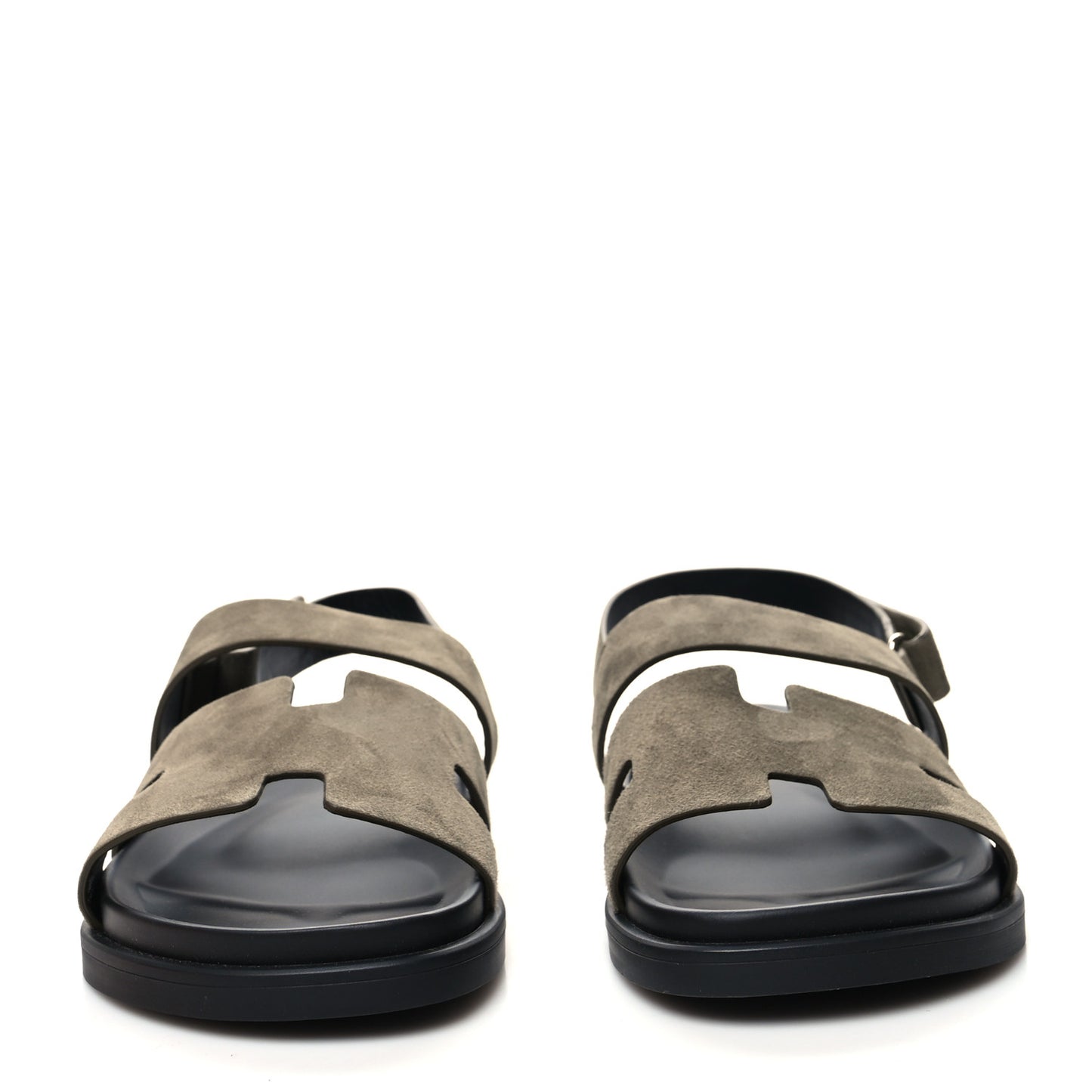 Suede Goatskin Mens Genius Sandals 42 Vert Toundra