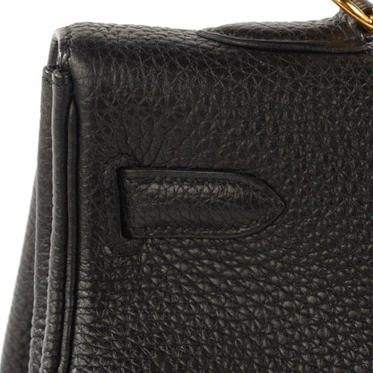 Hermes Taurillon Clemence Kelly Retourne 35 Black 14 of 23