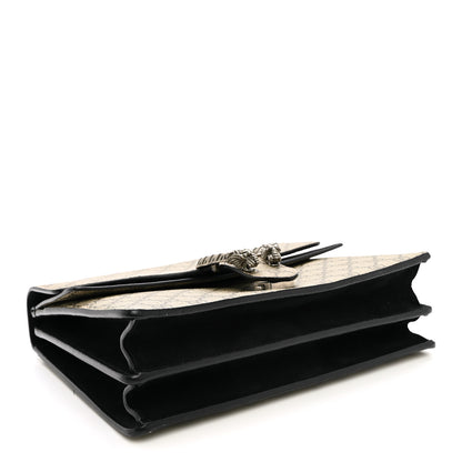 Gucci GG Supreme Monogram Medium Dionysus Shoulder Bag Black 4 of 12
