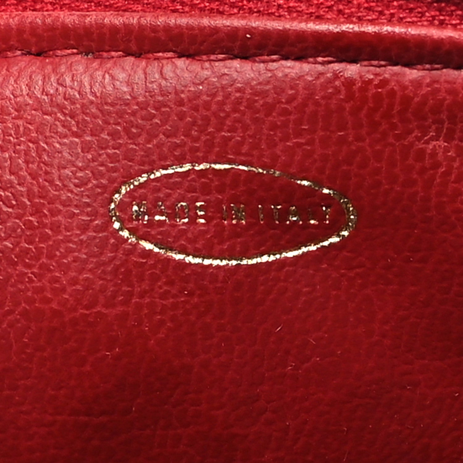 Chanel Caviar Vanity Cosmetic Case Red 7 of 11