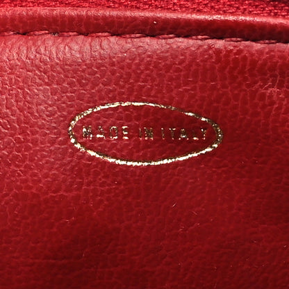 Chanel Caviar Vanity Cosmetic Case Red 7 of 11