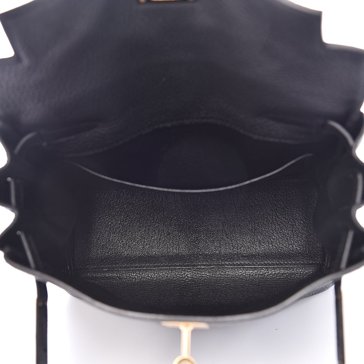Hermes Taurillon Clemence Kelly Ado Backpack Black 9 of 20