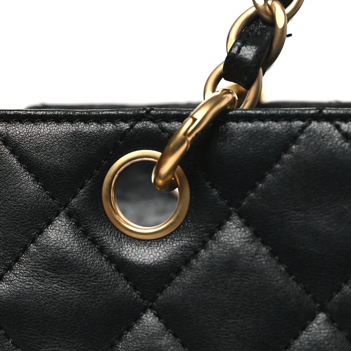 Lambskin Quilted Petit Timeless Tote PTT Black