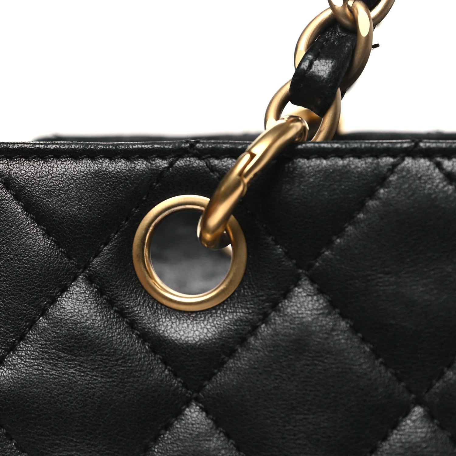 Chanel Lambskin Quilted Petit Timeless Tote PTT Black 12 of 13